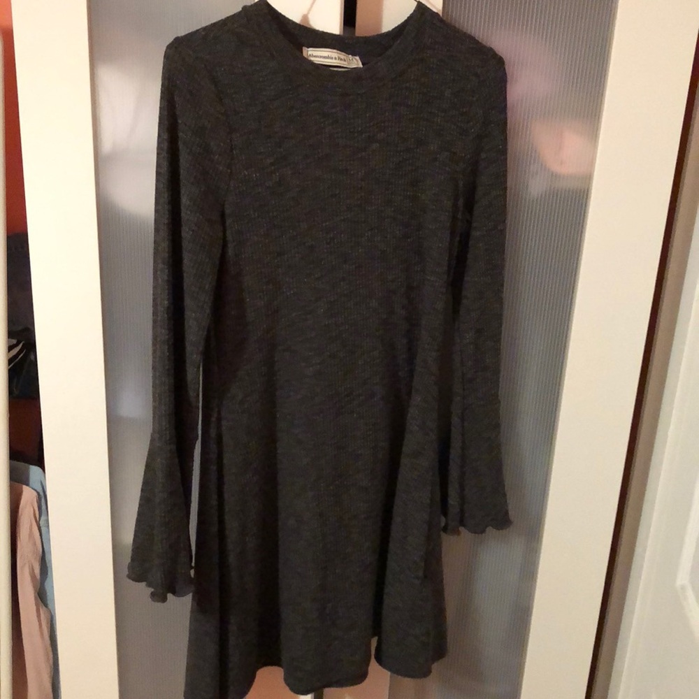 Abercrombie marled grey/black dress
